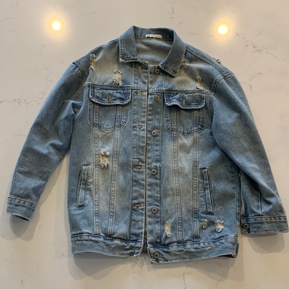 Oversized Jean Jacket - Picture 3 of 6